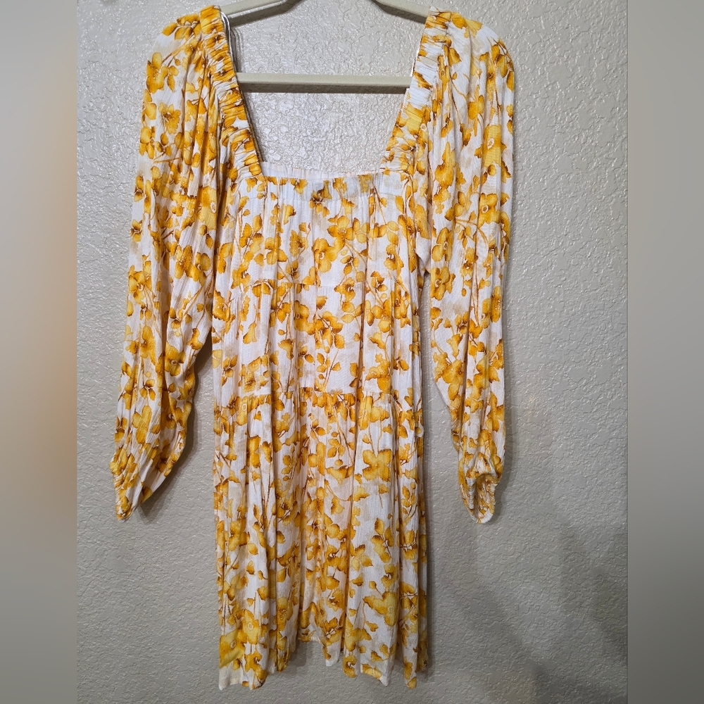 Versona Yellow Floral Dress